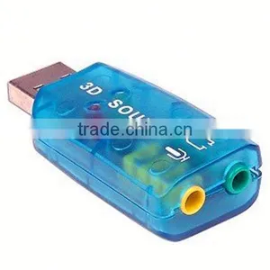 New USB 2.0 PLUG PLAY DRIVE 2CH SPEAKERS 3d Sound Usb Audio Driver thumbnail-1