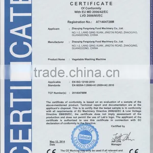 Industrial Commercial Ozone Disinfected Vegetable Fruit Washing Machine thumbnail-6