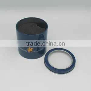 Custom Logo Printed Round Small Metal Gift Box,promotional Tin Box thumbnail-1