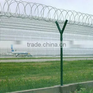 Y Type Airport Fence With Razor Barbed Wire thumbnail-1
