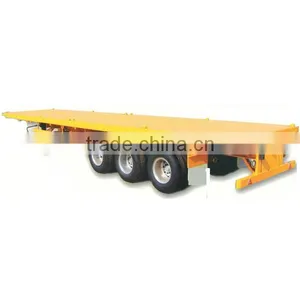 Container Tri-axle Flatbed Trailer Dimensions thumbnail-1
