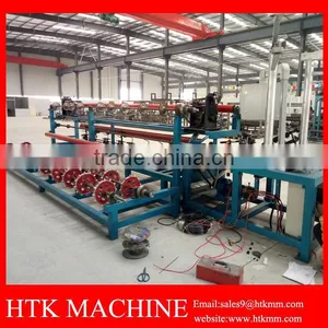 ISO9001 Manufacturer Automatic Chain Link Fence Making Machine/Diamond Mesh Weaving Machine thumbnail-3