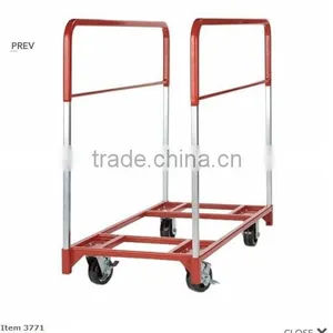 27 1/2" x 38 1/2 Vinyl Coating Red Panel Cart thumbnail-6