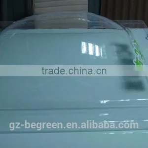 Polycarbonate PC Plastic Fiberglass Roof Panel Skylight Frame for Led Lighting Cover thumbnail-1
