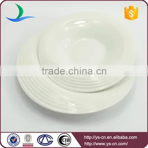 Wholesale Hand Made Cheap Porcelain Food Plate for Pasta thumbnail-1
