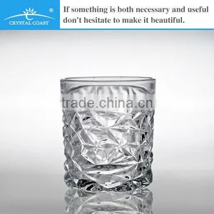 Thick Bottom Ice Engraved Drinking Glass Tumbler thumbnail-1