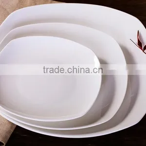 KC-2617 Haonai Hot Sell Square Porcelain Dinner Plate thumbnail-5