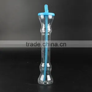 400ml Colorful Beach Cups With Straw thumbnail-3
