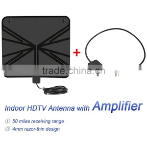 Latest Flat Design Wireless Antenna Transparent Digital Indoor tv Antenna/HDTV Antenna thumbnail-2