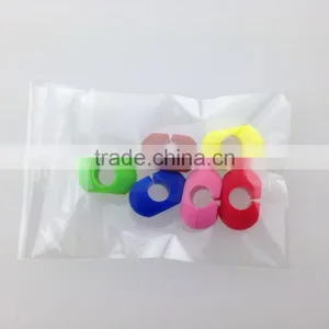 Wholesale 3D Designed FDA /LFGB Food Grade Glass Drink Cup Identifier Silicone Tea Cup Party Glass Marker thumbnail-3