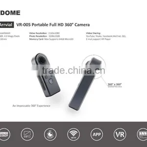 Dual Lens 720 Panoramic DV VR Wifi Mini 360 Degree Two Lens Action Camera thumbnail-1