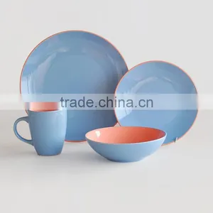 16pcs Solid Color Dinnerware Set, Cereamic Dinner Set thumbnail-3