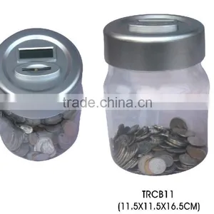 New Supersize Jumbo Digital Money Jar Box UK Coin Counter LCD Display Piggy Bank thumbnail-1