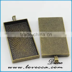 Alloy Metal Blank Pendants for Necklace ,alloy Pendant Base for Cabochons,fashion Necklace Pendant Tray thumbnail-1