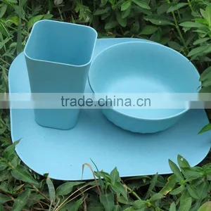 Popular Traditionary Best Design Bamboo Fiber Tableware Set thumbnail-2