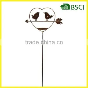 Cheap Metal Stick With Love Shaped for Garden Decoration thumbnail-1