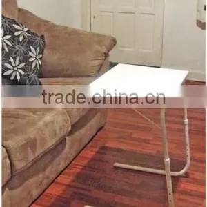 Portable, Multi Purpose, Foldable TV Dinner Table With 6 Height Adjustment & 3 Different Angles thumbnail-3