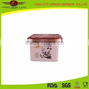 3pcs Chinese Style Plastic Airtight Preserving Container thumbnail-2