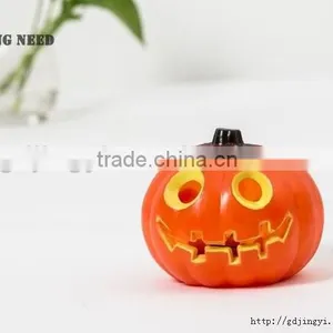 China Cheap Wholesale Small Plastic PP LED Pumpkin Halloween Decoration thumbnail-4