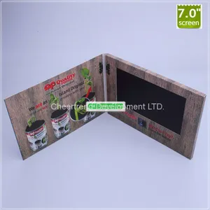 High Quality OEMODM 4.3/5/7inch LCD Digital Video Player Brochure Card Video Playing Brochure Box thumbnail-2