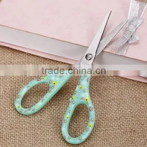 CIJ05-- Hot Sale & Good Quanlity Cheap Classical Flower Painting Student Scissors thumbnail-5