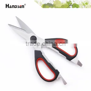 8-1/2" TPR Soft Grip Handle Durable Blade Kitchen Use Scissors thumbnail-2
