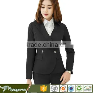 Corporate Workwear The Office Staff Uniform Women Fashion Blazer Dresses thumbnail-1