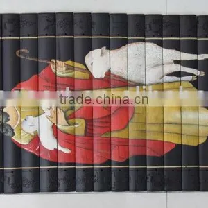 Carved Bamboo Wall Decor thumbnail-1