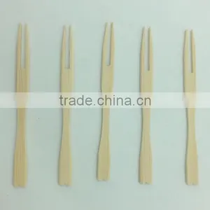 9cm Bamboo Fruit Fork for Sale thumbnail-2