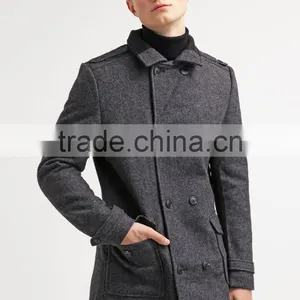 Classic Textured Long Coat thumbnail-1