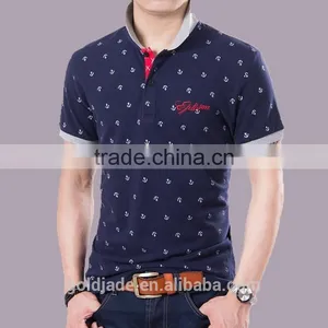 Fashion Style High Quality Custom Fitted Polo Shirts Wholesale Embroidered Logo Polo Shirts For Men thumbnail-5