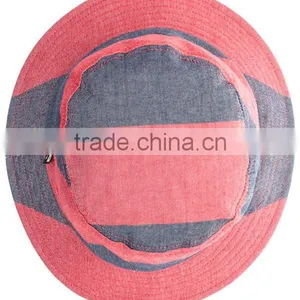 Custom 2015 New Design Colorful Denim Bucket Hat thumbnail-5
