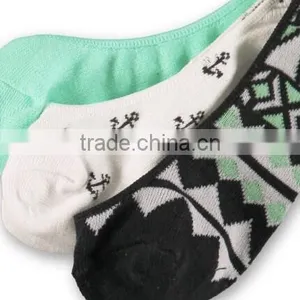 Wholesale Cheap Custom Girls No Heel Socks thumbnail-5