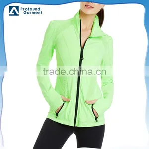 OEM Custom Green Lycra Suit Active Body Suit Sport Wear for Women 2016 thumbnail-1