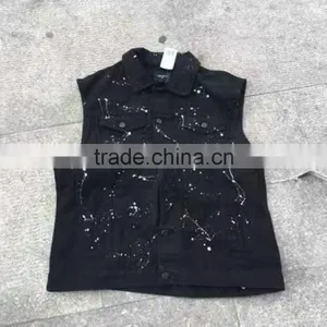 Men Cheap Price Brand Fashion Casual Denim Vest thumbnail-1
