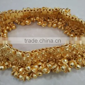 GOLD GYPSY Bells ANKLET PAYAL Foot Chain Bracelet thumbnail-2