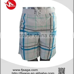 Men's Plaid Boardshorts With Stretched thumbnail-1
