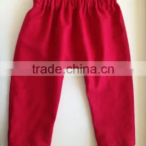 New Arrival Baby Clothes Pant Teen Boys Girls Wearing Panties Kids Plain Red Legging Wholesale thumbnail-1