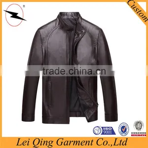 New Black Fashion Men Casual Leather Jackets thumbnail-3