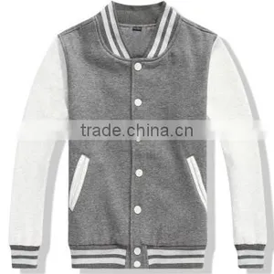 Wholesale Men Winter Jacket Promotional Plain Stand Collar Jackets With no Hood thumbnail-2