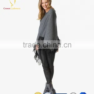 Women Fashion Wool Knitted Poncho Hand Knitted Poncho thumbnail-5