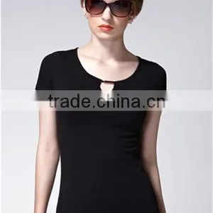 OEM Cotton t Shirt/ Fashion Woman Printed T-shirt/custom T-shirt thumbnail-1