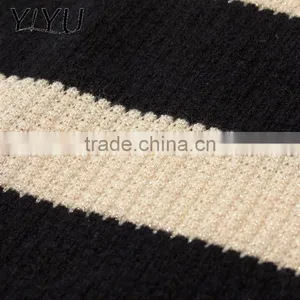 Latest Designs Winter Fall Women Stripe Color Block Cashmere Vest Sweater thumbnail-5