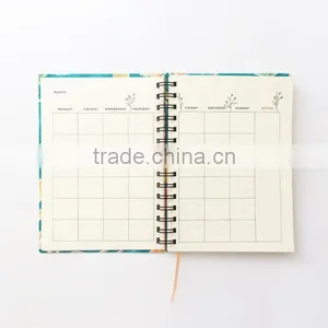 Spiral Binding Hardcover Planner Custom,full Color Printing Personal Notebook thumbnail-3
