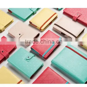 A5/A6 Agenda Planner PU Cover Loose-leaf Orgranizers Deboss /metal Clip/elastic Band thumbnail-3