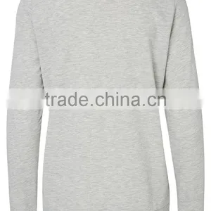 Women Super Soft Organic Cotton Fabrication Sweatshirts Without Hood thumbnail-3