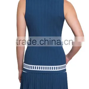 High Quality Hot Sale Sleeveless Cheap Netball Dress Tennis Dress for Girls thumbnail-4