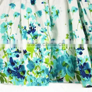 Latest Summer Custom Designs Flower Printing Net Fomal Kids Dresses thumbnail-5