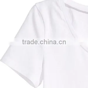 Guangzhou Factory OEM Customized Causal Style Plain Dyed 100% Cotton 160g Short Sleeve O-Neck Wholesale Blank T Shirts thumbnail-4