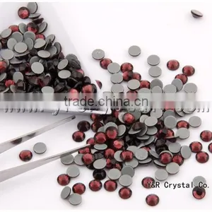 2058HF Amethyst Color Ss10 2.7-2.9mm Hot Sale and Best Quality Iron On Flatback Rhinestones Crystal Hotfix thumbnail-3